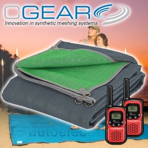 C GEAR MULTIMAT 5.2m x 2.4m CGEAR ANNEX TENT MULTI MAT MATTING CARAVAN + 2x UHF