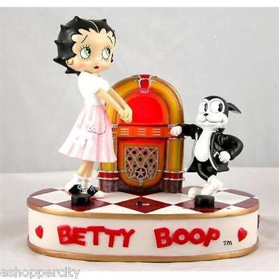 Betty Boop Polyresin Miniature Figural AM/FM Radio LED Resin Gift