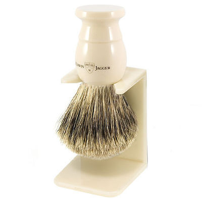 Edwin Jagger Imitation Ivory, Extra Large, Best Badger Shaving Brush +
