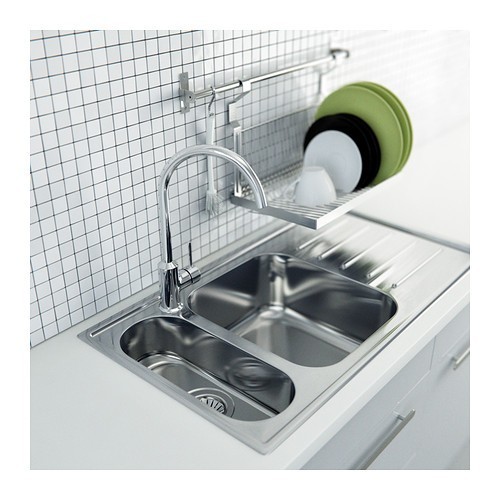 Ikea Unterschrank Arbeitsplatte ~ Details about dish drainer IKEA Grundtal dish drainer and rail (59cm Ikea Unterschrank Arbeitsplatte ~ Details about dish drainer IKEA Grundtal dish drainer and rail (59cm