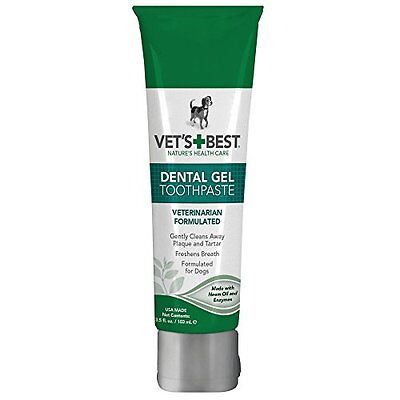 Vet'S Best Enzymatic Dental Gel Toothpaste For Dogs, 3.5 Oz, Usa