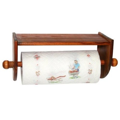 Home Basics Pine Wall Mount Towel Holder ...