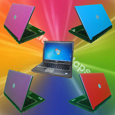 FAST CHEAP Windows 7 Dell Latitude D620 Laptop Warranty RED BLUE PINK WIRELESS