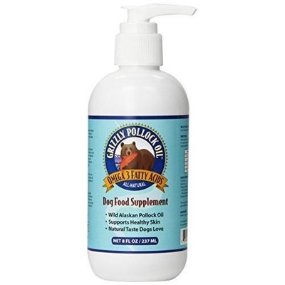 4 oz OUNCE GRIZZLY POLLOCK OIL DOG ...