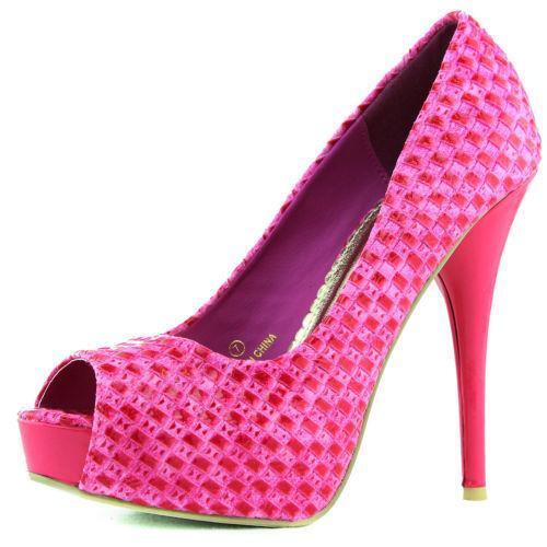 Pink Glitter Heels | eBay
