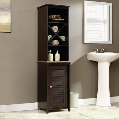 Bathroom Linen Storage Cabinet Closet Shelf Organizer ...