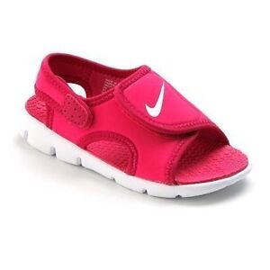 ... Girl Nike Sunray Adjustable Summer Sandals Shoes Toddler Size 9T 10T
