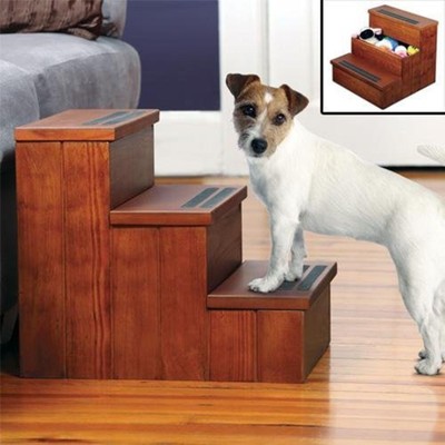 Wood Pet Steps - Portable 3 Step ...