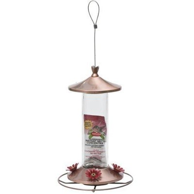 Perky-Pet 710B Elegant Copper Glass Hummingbird Feeder ...