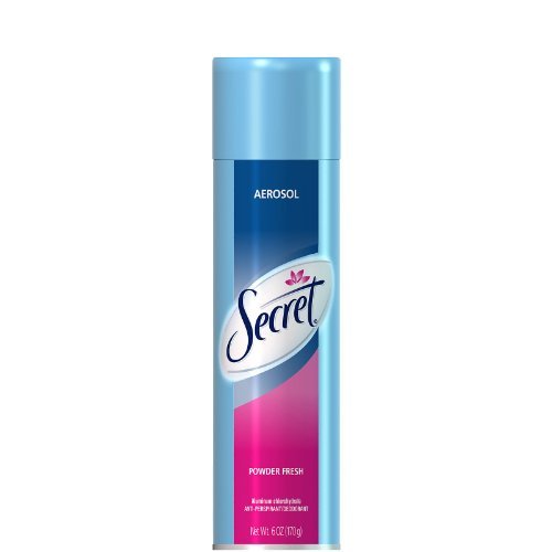 Secret Anti-Perspirant/Deodorant Aerosol, Powder Fresh 6 Oz