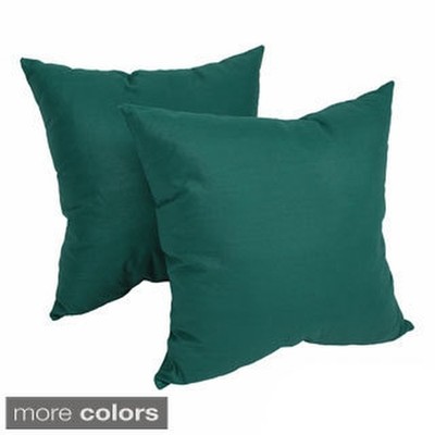 Knife-edged Chintz 16-inch Throw Pillows (Set of 2)