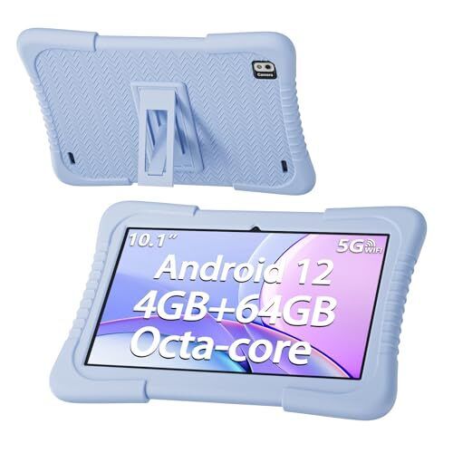 10 Inch Tablet, 4GB RAM 64GB ROM, Android 12 4GB RAM 64GB ROM|Sierra Blue