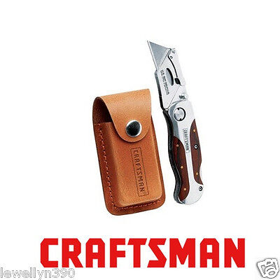 Craftsman Folding Lockback Utility Knife With Sheath