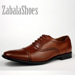 Delli-Aldo-Fashion-Oxfords-Mens-Dress-Shoes-Cap-Toe-Brown-Style-in ...