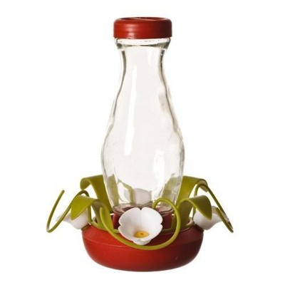 Perky-Pet 161-3 Funnel-Fill 16-Ounce Glass Hummingbird Feeder ...