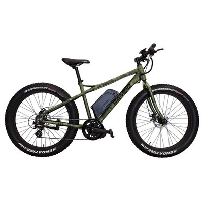 New! Rambo Bikes Fat Tire 48V750Watts Motor Bike Camo R750C Lithium Ion Battery