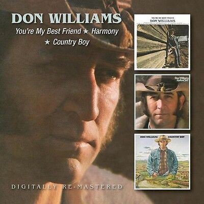 Don Williams - You're My Best Friend/Harmony/Country Boy [New CD] UK -
