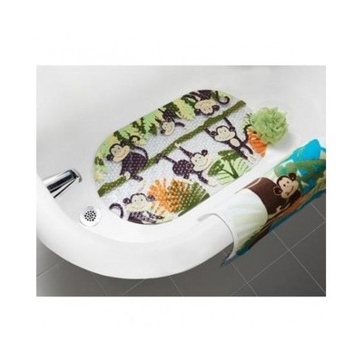 Monkey Bath Mat Kids Shower Jungle Tree ...