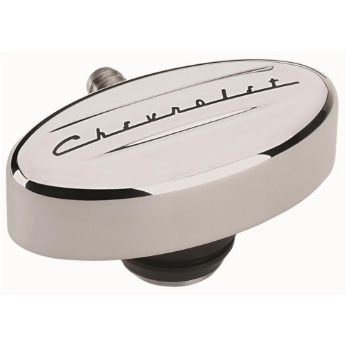 chevrolet Valve Cover Breather Oval Billet Aluminum Polished chevrolet Valve Cover Breather Oval Billet Aluminum Polished