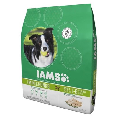 Iams ProActive Health Adult MiniChunks Dry Dog ...