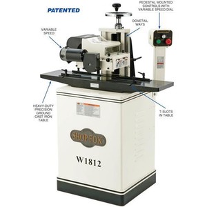  Fox W1812X 2 HP 7" Planer / Moulder with Stand w/ Elliptical Jig (New