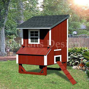 5x4-Lean-To-Backyard-Chicken-Hen-Poultry-Coop-Plans-90504L ...