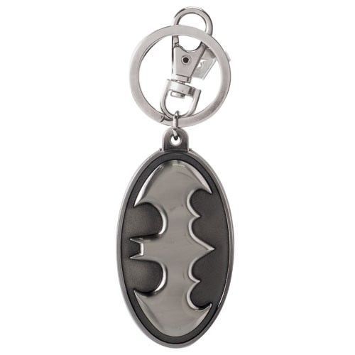 Batman-All-Brass-metallic-Key-Chain-Key-Ring-by-DC-Comics-Brand-New