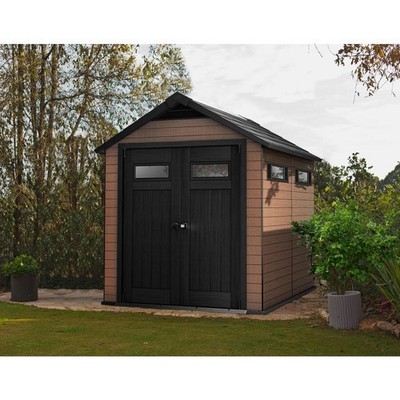 UPC 191387195042 product image for Keter Fusion 7.5 Ft. W X 9.4 Ft. D Composite Storage Shed | upcitemdb.com