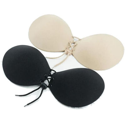 Best Lace Up Stick On Push Up Gel Strapless Invisible Bra Backless (Best Backless Strapless Bra)