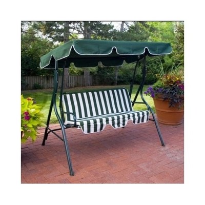 Canopy Porch Swing Green Deck Patio Lawn ...