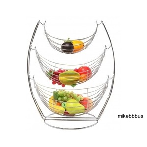 Countertop Fruit Stand Banana Vegetable Rack Basket Holder Organizer ...