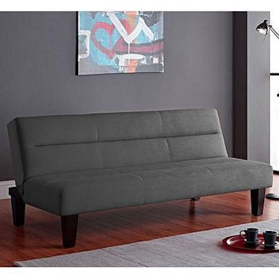 Gray Futon Sofa Bed Convertible Dorm Sleeper ...