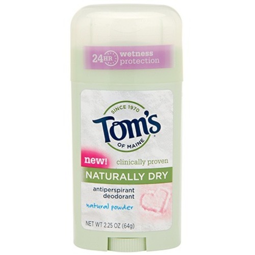 Naturall Dry Womens Antiperspirant Stick Deodorant-Natural Powder Tom's