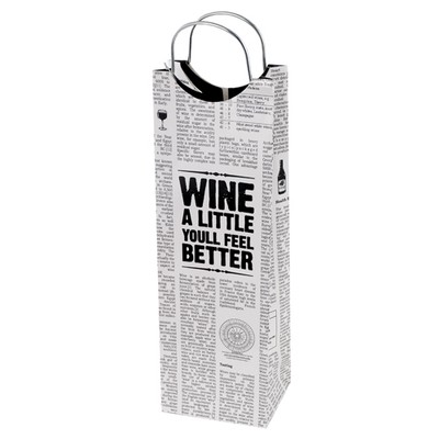 Wine Gift Bag Set Bottle Carrier Holder ...