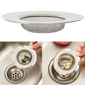 Stainless-Steel-Mesh-Sink-Strainer-Trap-Bath-Hair-Drain-Charming-Flume ...