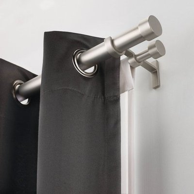 Curtains Ideas 380 cm curtain pole : How to choose double curtain rod for my window? | eBay