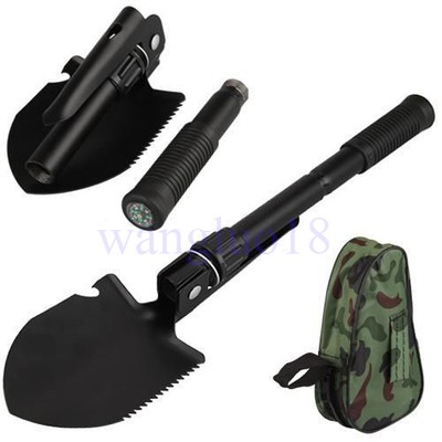 Military Folding Shovel Survival Spade Emergency Garden ...