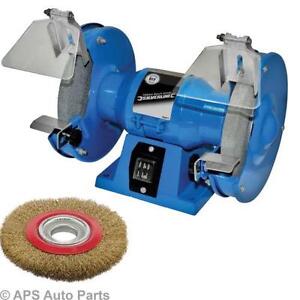 What is a bench grinder used for?
