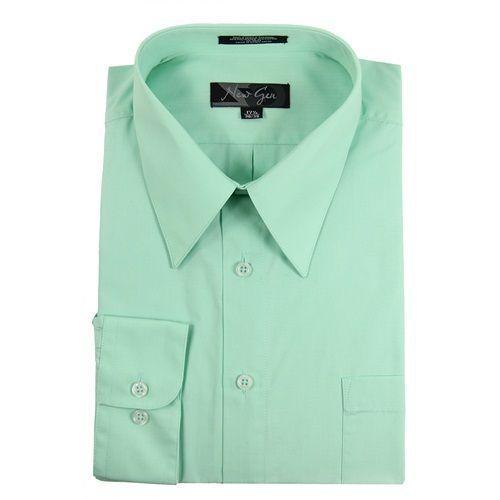Mens Mint Green Dress Shirt | eBay