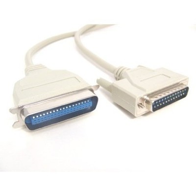 UPC 715860000120 product image for Micro Connectors, Inc. 25 Feet Parallel Printer Cable, Db25 Male To Centronics-3 | upcitemdb.com