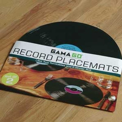 Vinyl Record Placemats (Set of 2)