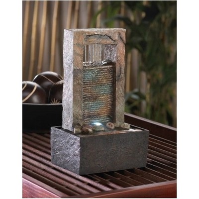 Indoor Tabletop Fountain Table LED Desk Top ...