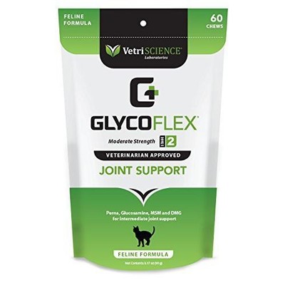 Glyco-Flex II Feline Bite-Sized Chews, 60-Count New