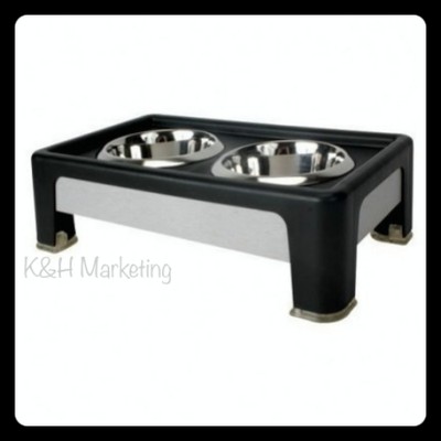 Elevated Pet Dish Dog Cat Feeder Food ...