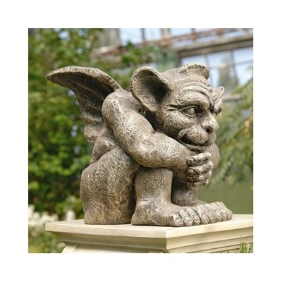 Gargoyle Sculpture Garden Statue Gothic Figurine Winged ...