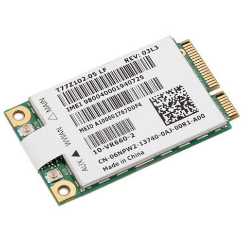 DELL Wireless 5620 3G Gobi WWAN Mobile Broadband MiniCard 06NPW2 eBay