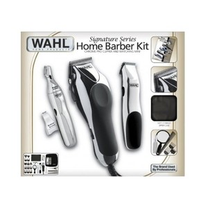 Home-Barber-Kit-Clippers-Scissors-Razor-Shears-Professional-Set-Case ...