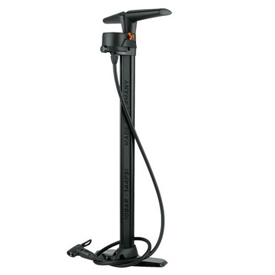 SKS Standpumpe Air Worx 10.0 orange Stahlkörper mit Manometer Fahrradpumpe