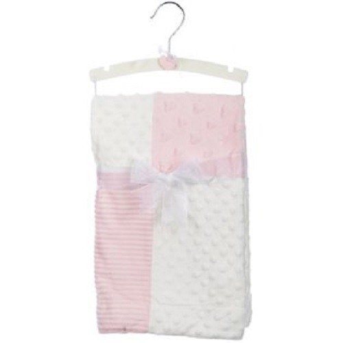 Kyle & Deena Cream Blue Swirl Sherpa Baby Blanket | eBay