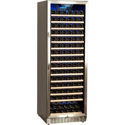 166 Bottle Commercial Wine Cooler, Built-In Stainless ...